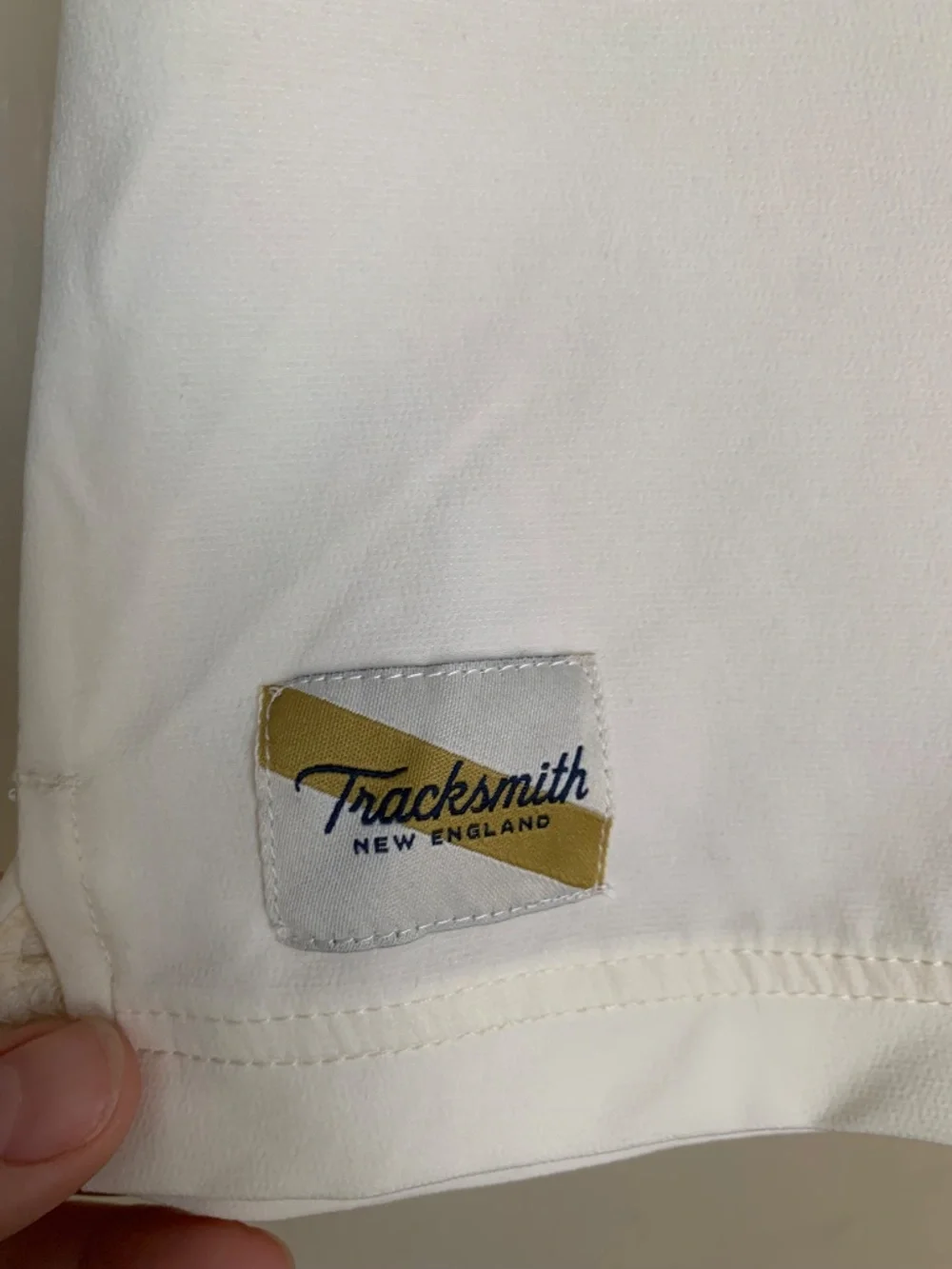 Tracksmith Ivory Beige 1/2 Zip Vest Harbor Shell Top Sz.S Running Athletic Shirt - Picture 7 of 16